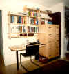 Maple Desk & Shelving