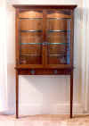 Red Oak Curio Display